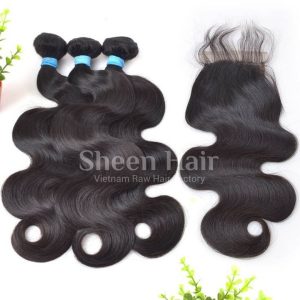 Combo Wig Making BODY WAVY SHEEN HAIR VIETNAM