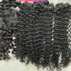 Machine weft curly