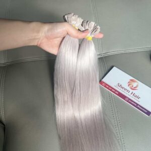 sheen hair flat-tip silver blond pla