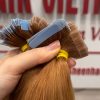 Made with high-quality human hair, these extensions seamlessly blend with your natural hair, creating a flawless and natural-looking result. The ginger color adds warmth and depth to your locks, giving you a fresh and trendy look. Our tape-in extensions offer easy application and a secure hold, ensuring a comfortable and long-lasting wear. Whether you want to add length, volume, or a pop of color, our tape-in ginger color hair extensions are the ideal choice for achieving a stunning and head-turning hairstyle. Transform your look and embrace the beauty of ginger with these gorgeous tape-in extensions.
