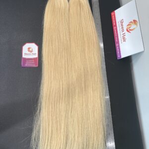 200g machine weft Blond Sheen Hair Vietnam