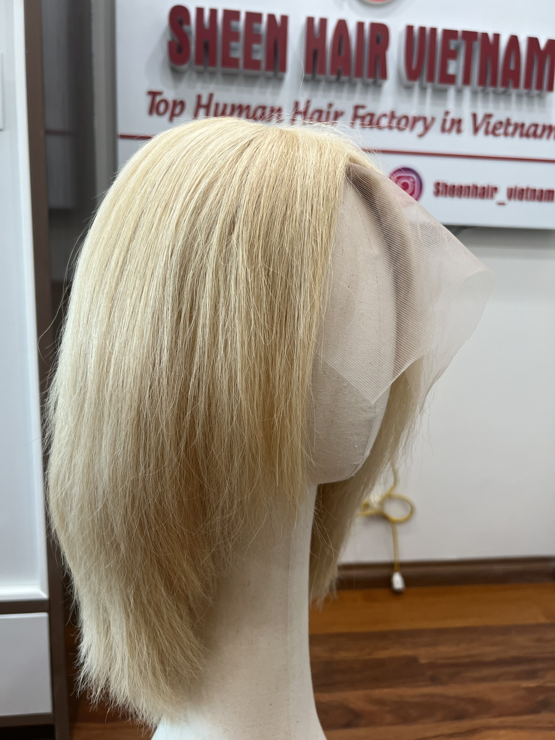 blond bob wig sheen hair vietnam