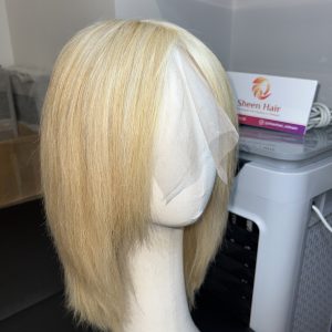 Sheen hair Bob Blond wig silkbase closure 5x5