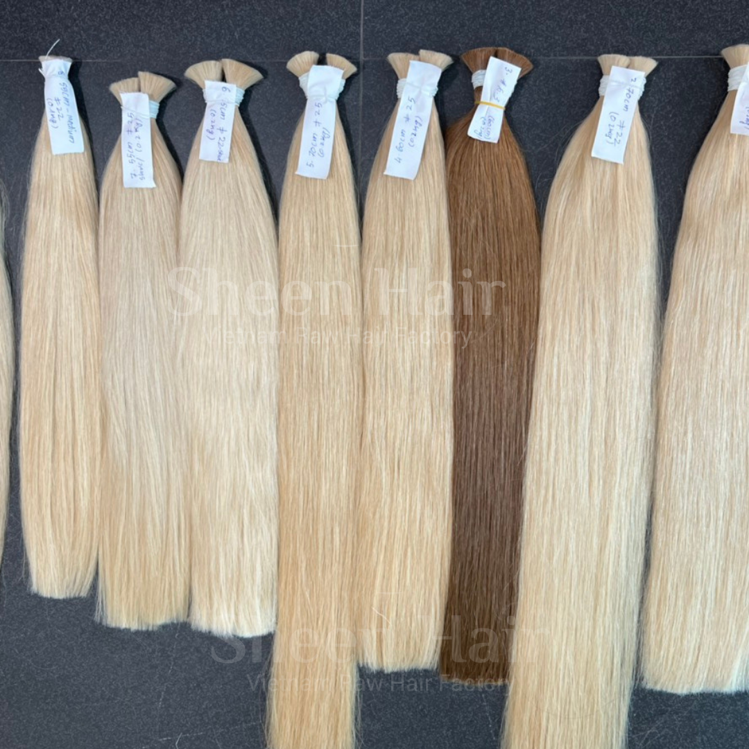 Premium Bulk Blond Hair Bundles 24 inch | Ethical Human Hair Wholesale – Sheen Hair Vietnam Factory - Image 5