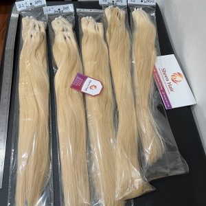 Luxurious Blond Hair Weft Bundles 20 INCH: Unleash Your Inner Blonde Goddess with Sheen Hair Vietnam