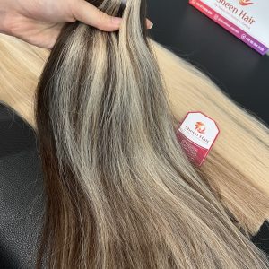 Machine Weft Balayage LIGHT BLOND COLOR P#4/#9