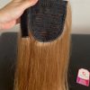 PONYTAIL SHEEN HAIR BROWN 5