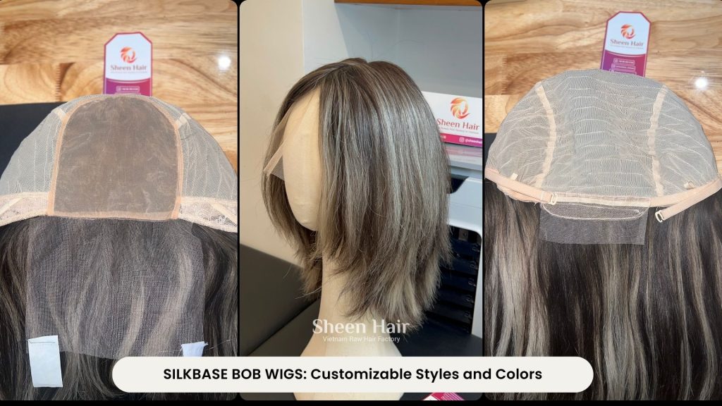 Topper Toupee and Silkbase Wig - Celebrate the 2024 Holiday Season with Confidence 4 Bob Wig Silkbase Sheen Hair Vietnam 1