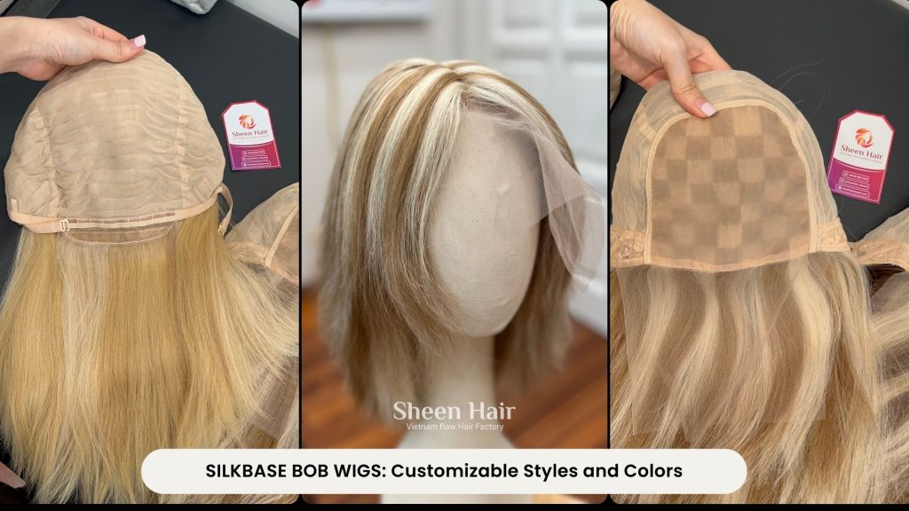 Topper Toupee and Silkbase Wig - Celebrate the 2024 Holiday Season with Confidence 5 Bob Wig Silkbase Sheen Hair Vietnam 2