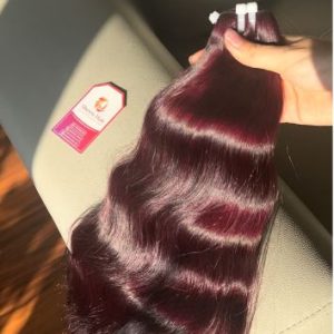 WAVY BURGUNDY SHEEN HAIR VIETNAM