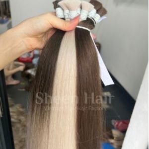 bulk bundle blond sheen hair VN (2)
