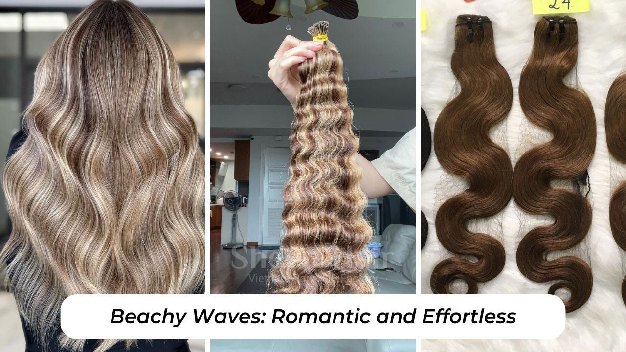 Chic Brown Hair: The Reigning Trend in Human Hair Extensions for 2025 13 chic brown wavy chic brown hair