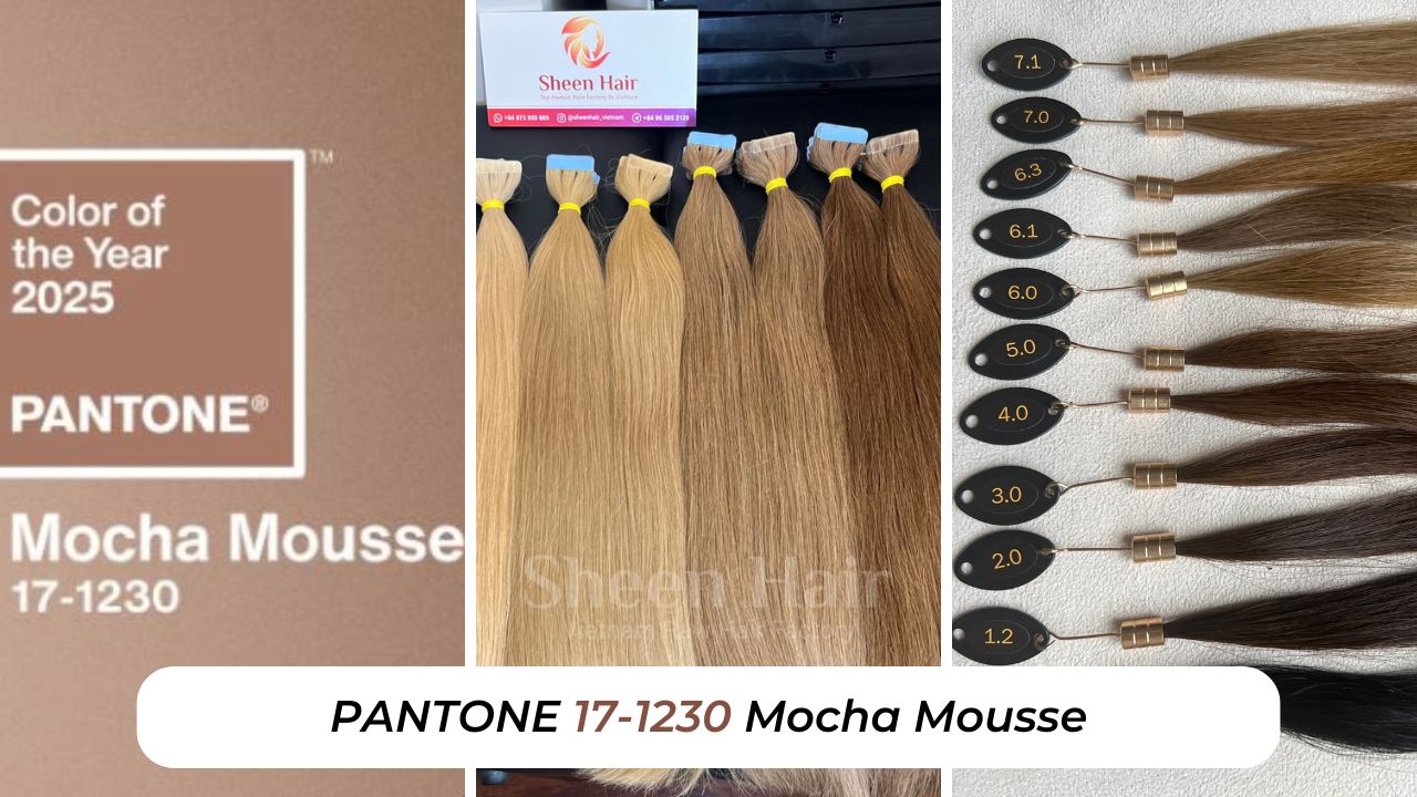 Chic Brown Hair: The Reigning Trend in Human Hair Extensions for 2025 9 chic brown hair