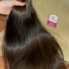Brown color #2 Machine weft sheen hair vietnam (9)