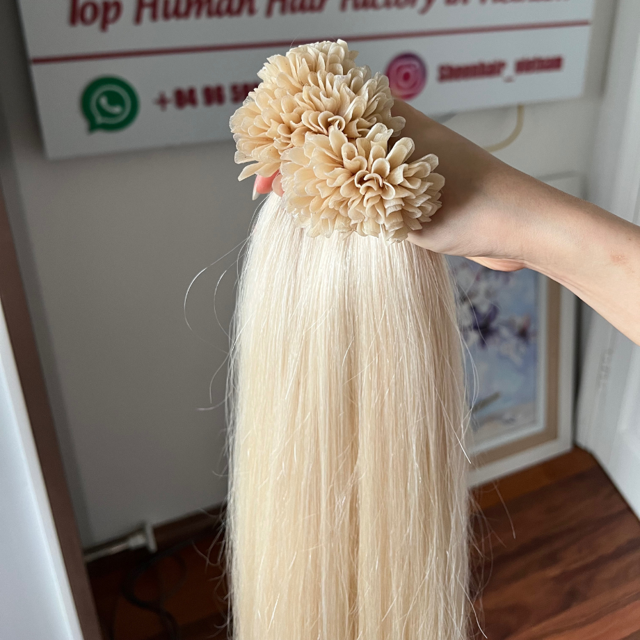 u-tip blond sheen Hair vietnam