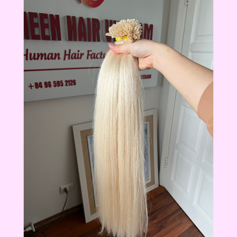 u-tip blond sheen Hair vietnam