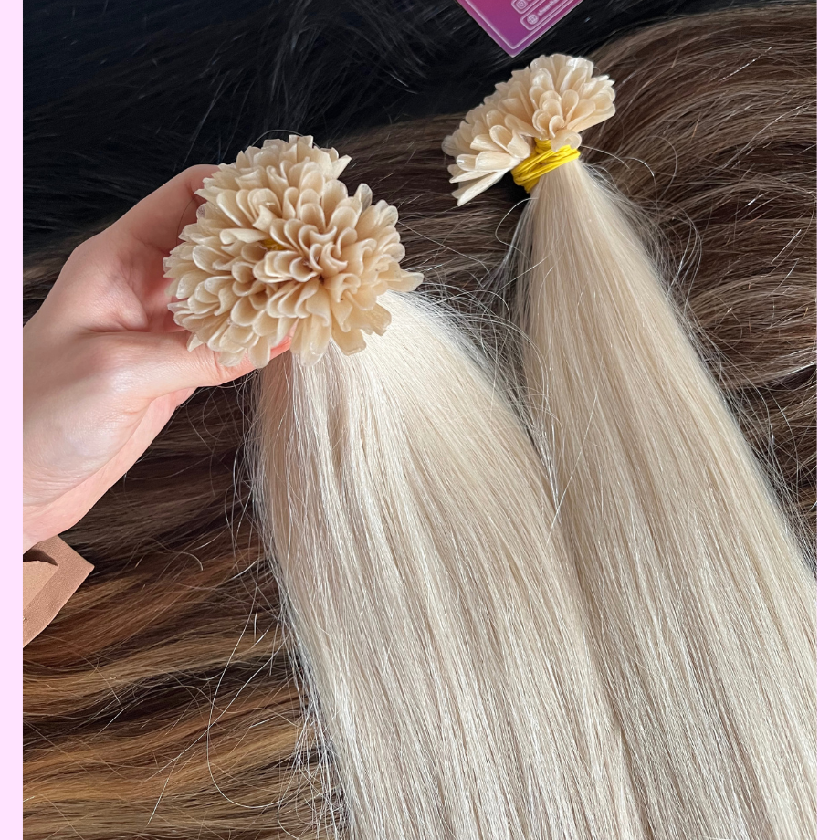 u-tip blond sheen Hair vietnam