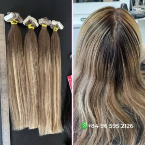 balayage extensions tape-in