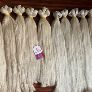 machine weft blonde sheen hair sale 2 kg