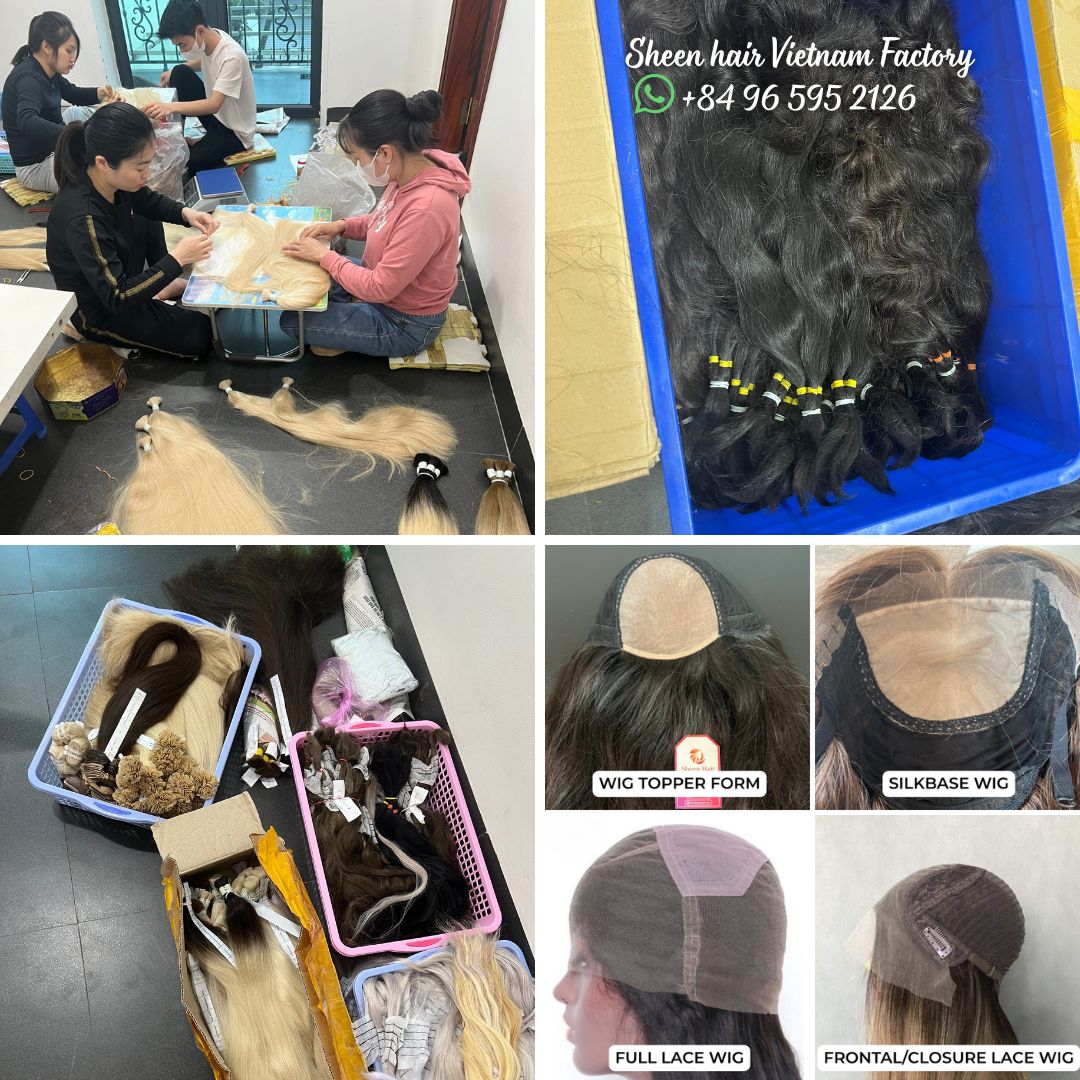 Sheen hair Vietnam Fatory How to order wigs