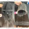FRONTAL WIG HD LACE 13X4 BONE STRAIGHT NATURAL BLACK COLOR
