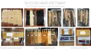 Hair bundles prepared for international shipping International Express Shipping for Bulk Hair