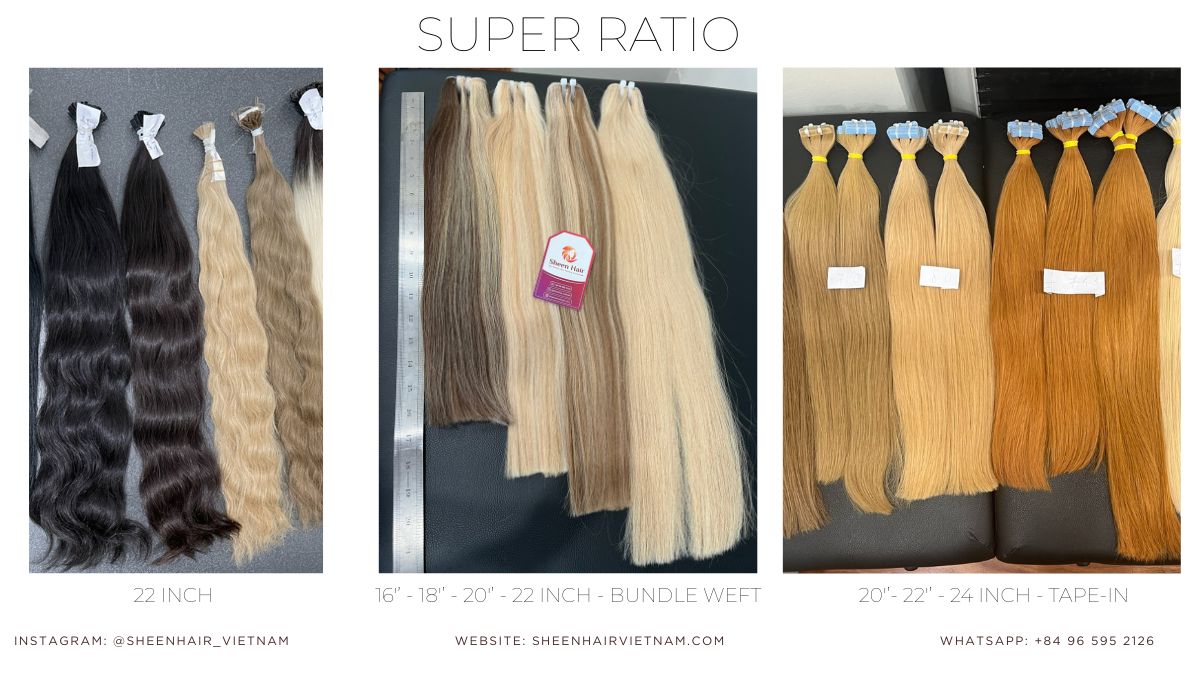 SUPER RATIO HAIR DENSITY IN A BUNDLE