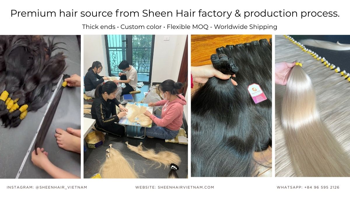premium hair source Production