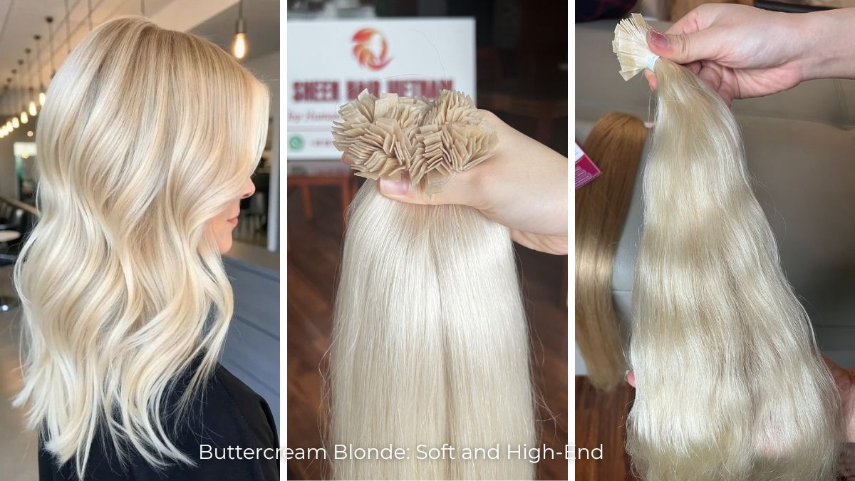 Buttercream Blonde Soft and High End shade