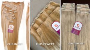 Clip-in hair extensions