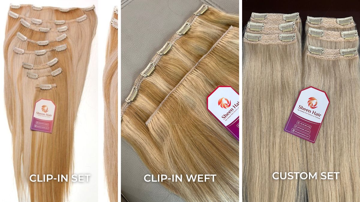 Clip-in hair extensions