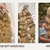 BLOND WAVY WEFT BUNDLE INSPO