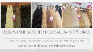 Best Hair Manufacturer for Salon Networks Fábrica de extensiones de pelo B2B