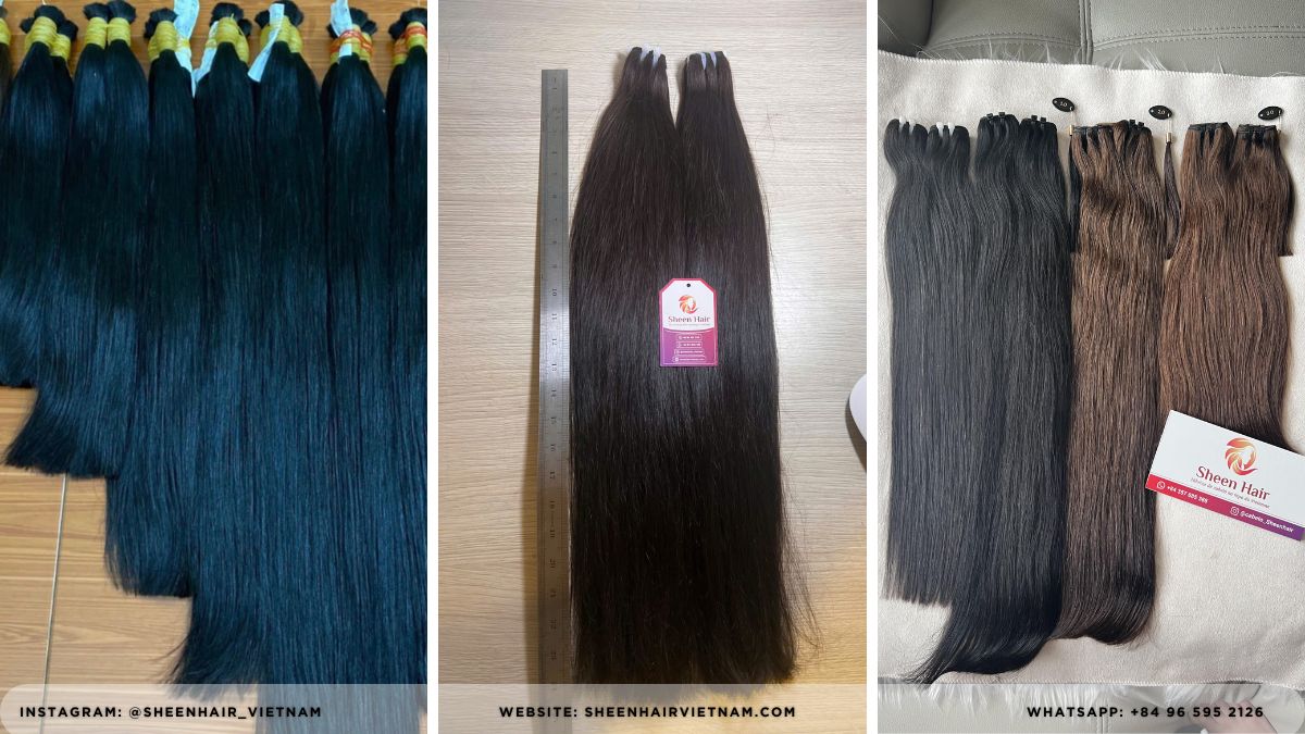 South america Long hair bulk weft