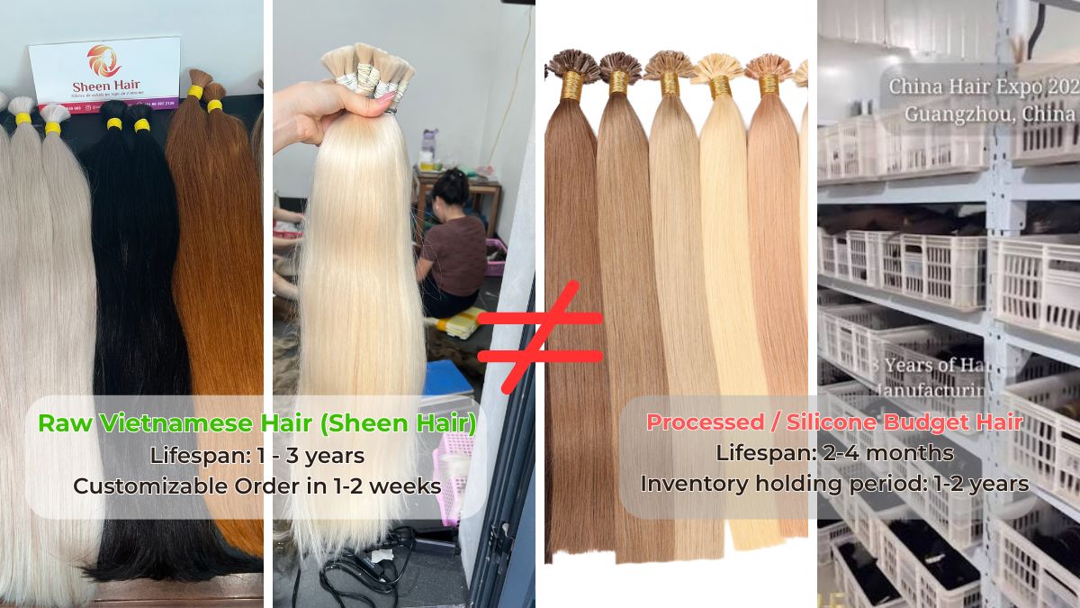Raw Vietnamese Hair vs Processed Hair: 7 Shocking Secrets to Boost Salon Profit in 2026 - Best Buyer's Guide 3 Raw Vietnamese Hair vs Processed Hair