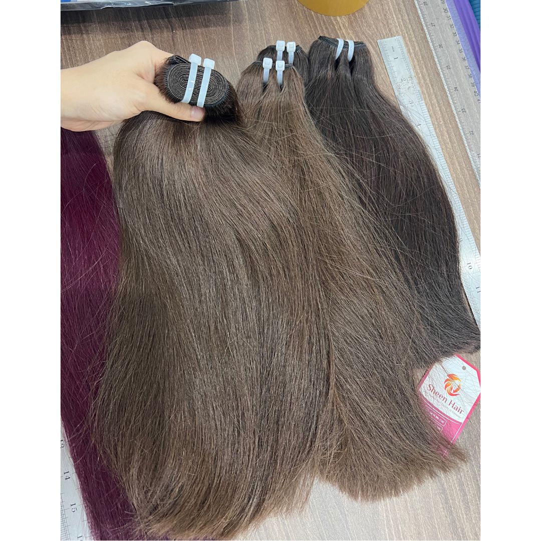 Machine Weft Brown Hair color #4: 7 Masterful Ways Pure Factory Quality Transforms Your Hair Empire 10 Machine Weft Brown Hair color #4