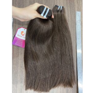 Machine Weft Brown Hair color #4