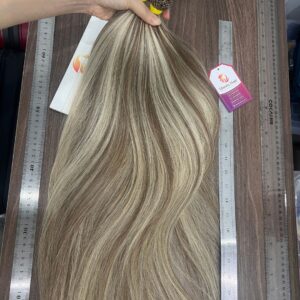 24" Premium I-Tip Keratin Extensions – Piano #10.0/#6.3 for Balayage