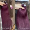 Burgundy hair machine weft 26 inch - Sheen hair Vietnam