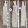 Bulk Blond Hair extensions 55 60 70 cm raw cuticle-aligned hair bundles from Vietnamese hair factory