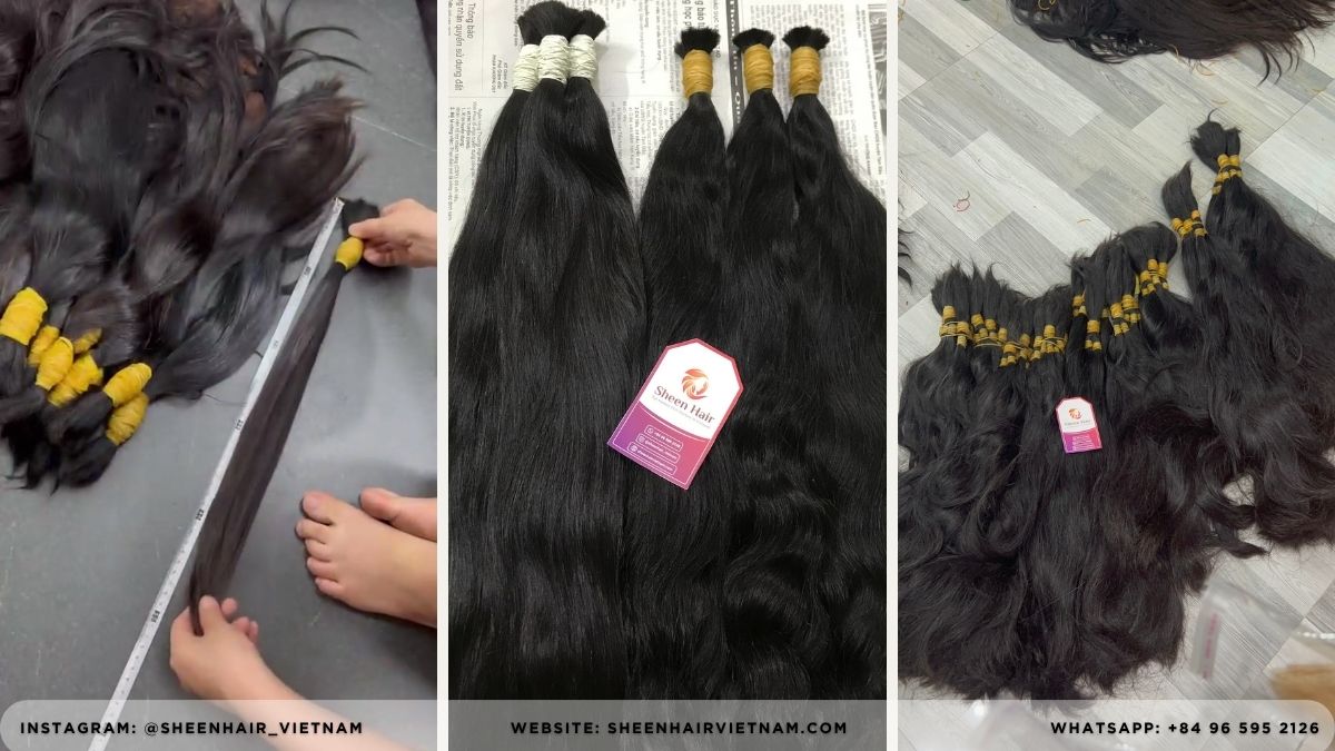 Cuticle-Aligned Raw Hair
