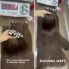 Machine Weft Bundles in Medium Brown #4: 5 Powerful Reasons Salons Need This Classic Shade 8 Machine Weft Bundles in Color #4 Medium Brown - Premium Machine Weft Bundles in Medium Brown #4 (18"–24") displaying full ends and rich chocolate luster