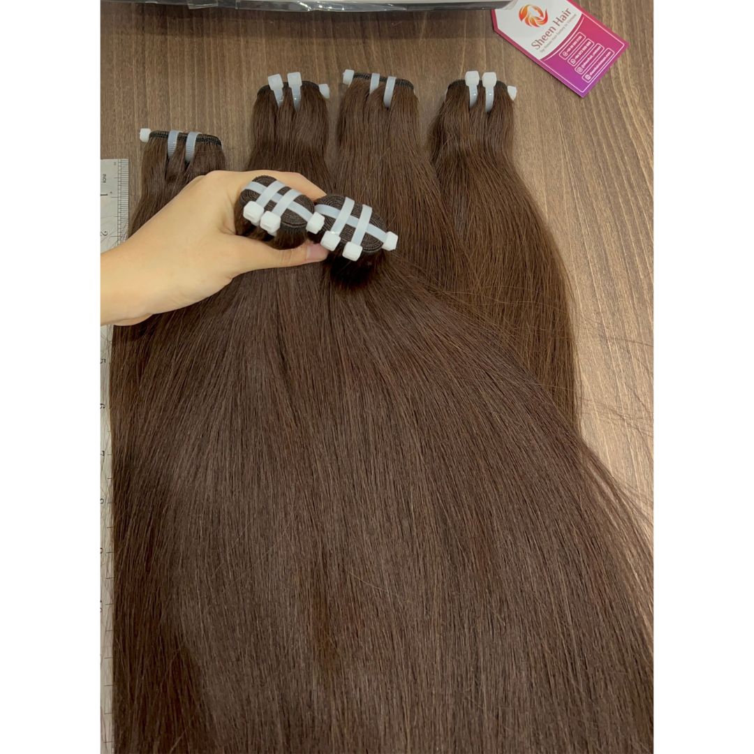 Machine Weft Bundles in Medium Brown #4: 5 Powerful Reasons Salons Need This Classic Shade 7 Machine weft bundles medium brown