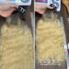 22 Inch Ombre Hair Extensions Machine Weft Bundles